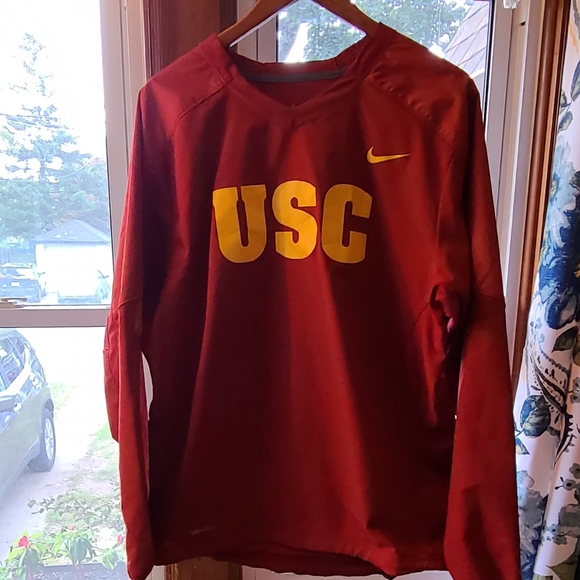 USC Nike dri-fit pullover windbreaker sz M - Picture 7 of 7